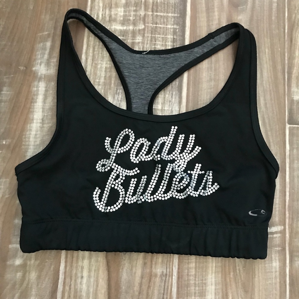 Lady bullets sports bra